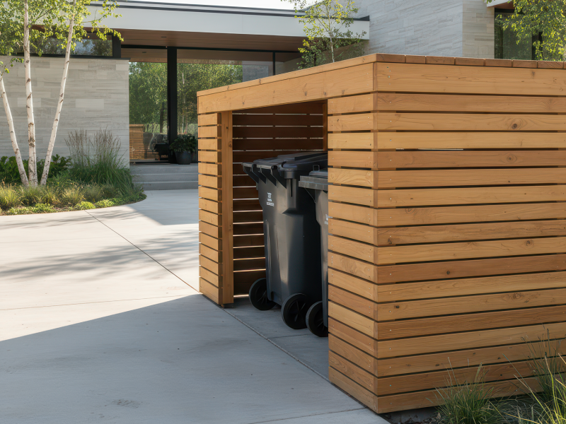 Enclosures for waste containers