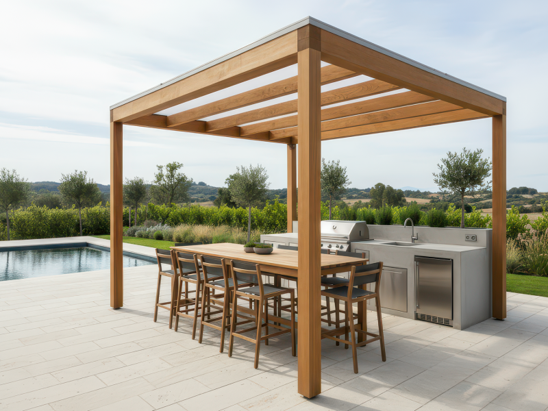 canopy for outdoor kitchen