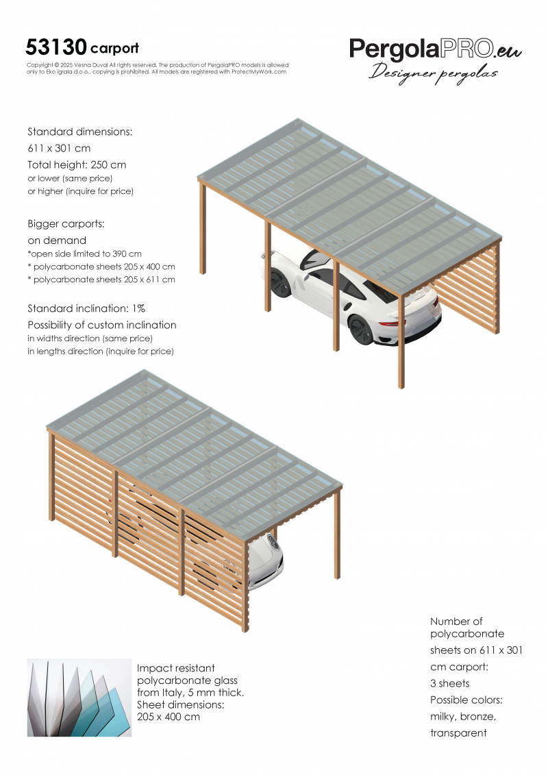 wooden carport